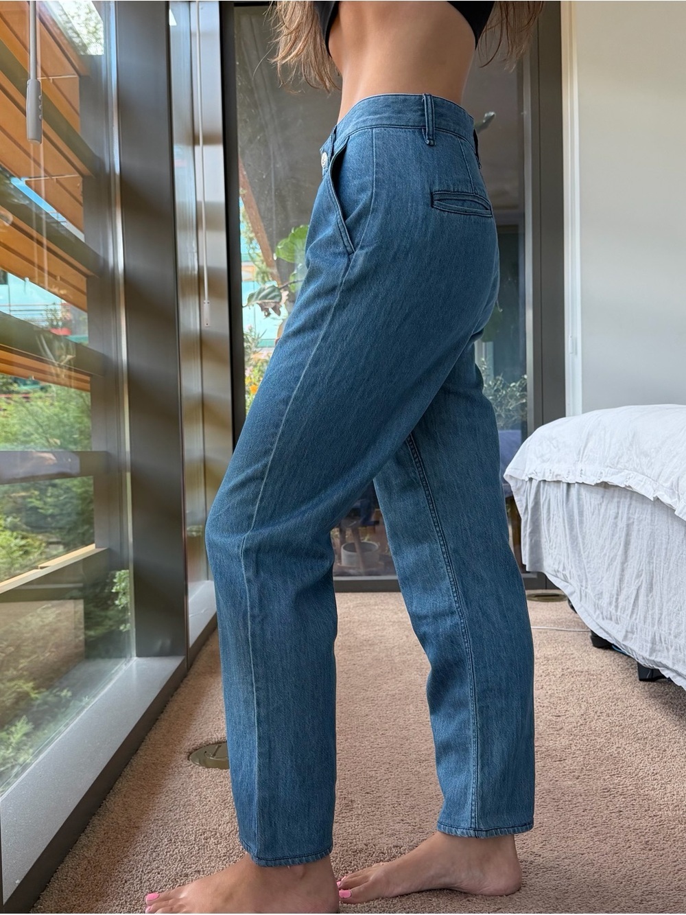 Rag & Bone Trousers Look Like Denim - Picture 2 of 6